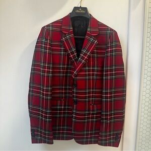 Brooks Brothers Kids Red Tartan Blazer